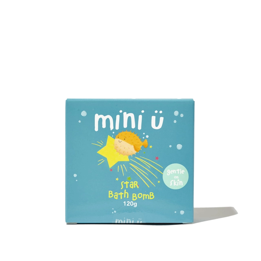 Gwiazdka - kula do kąpieli dla dzieci tworząca kolorowy wir Mini U zapach wiśniowy.jpg